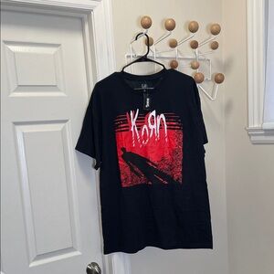 Spencer's Gifts - 90s Style Band  Korn T Shirt - Black - L